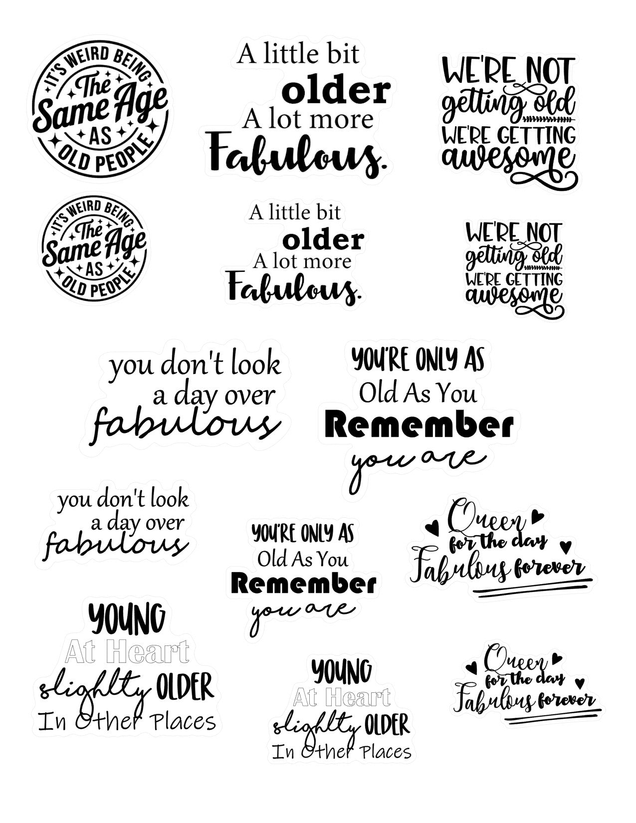 Birthday Humor Sentiments