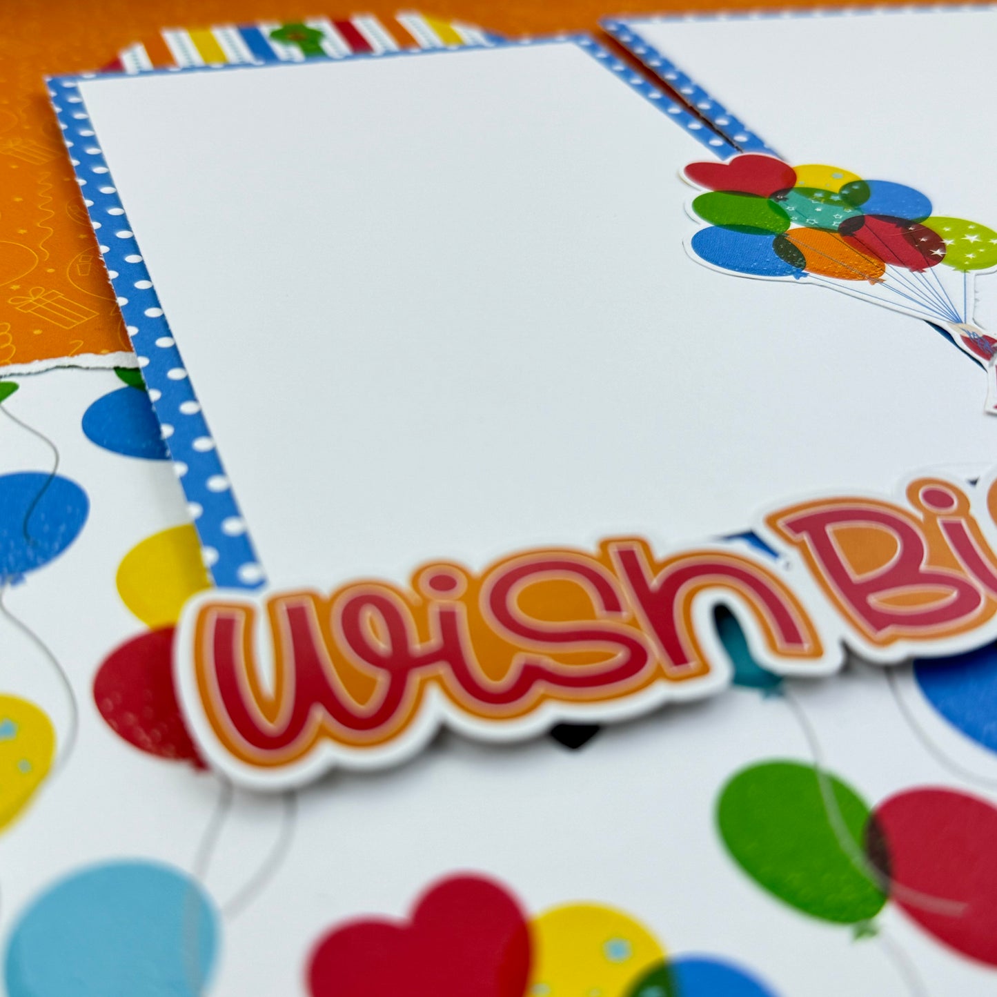 Birthday Layout: Birthday Wishes