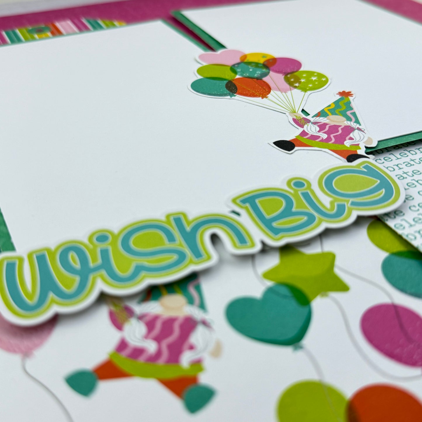 Birthday Layout: Wish Big