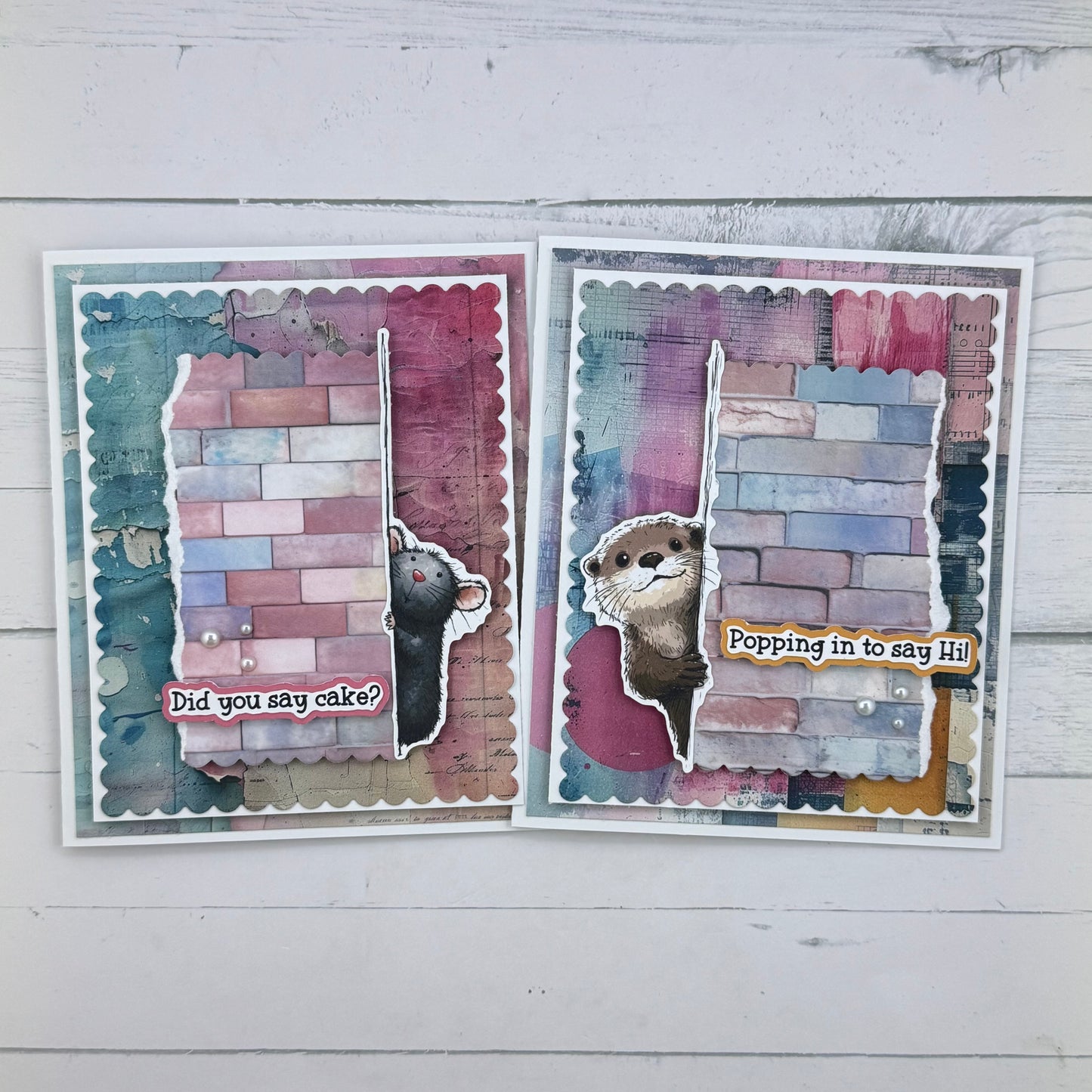 Peeping Friends Card Collection