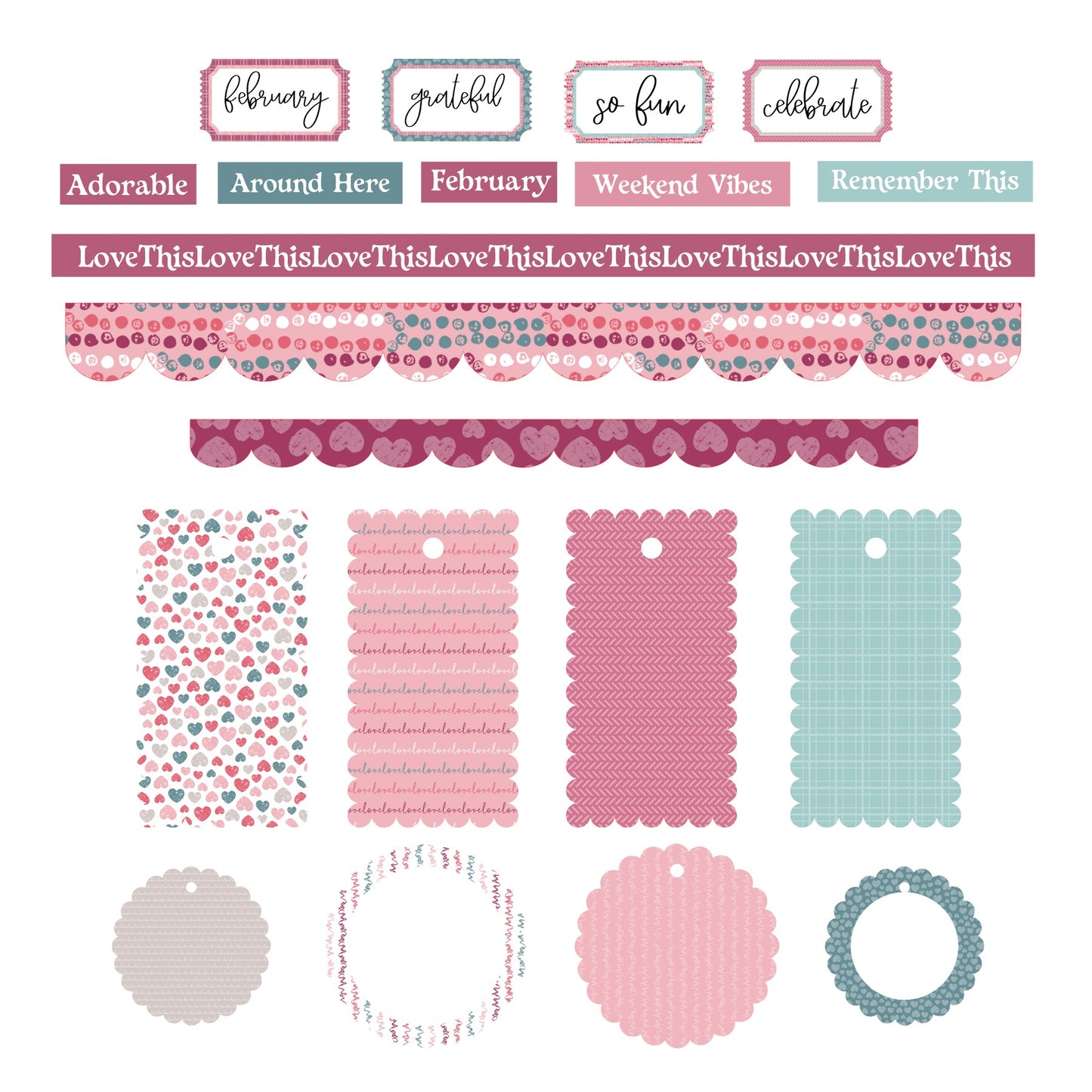 February Paper Crafting Kit