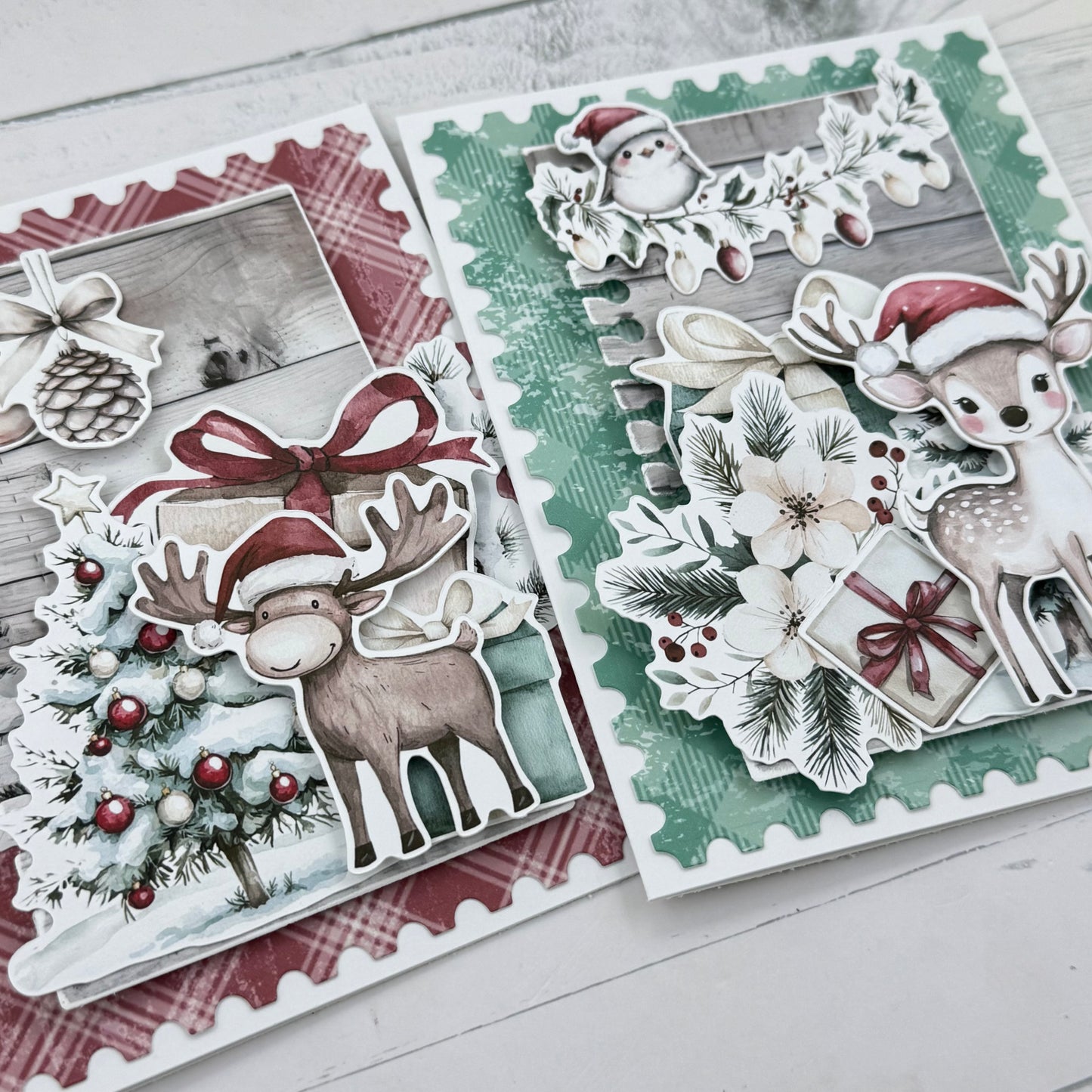 Woodland Animals Christmas Card Collection