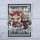 Highland Cow Christmas Card Collection