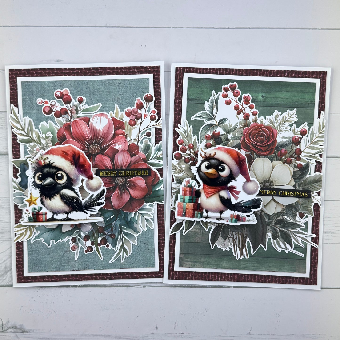 Christmas Raven Card Collection