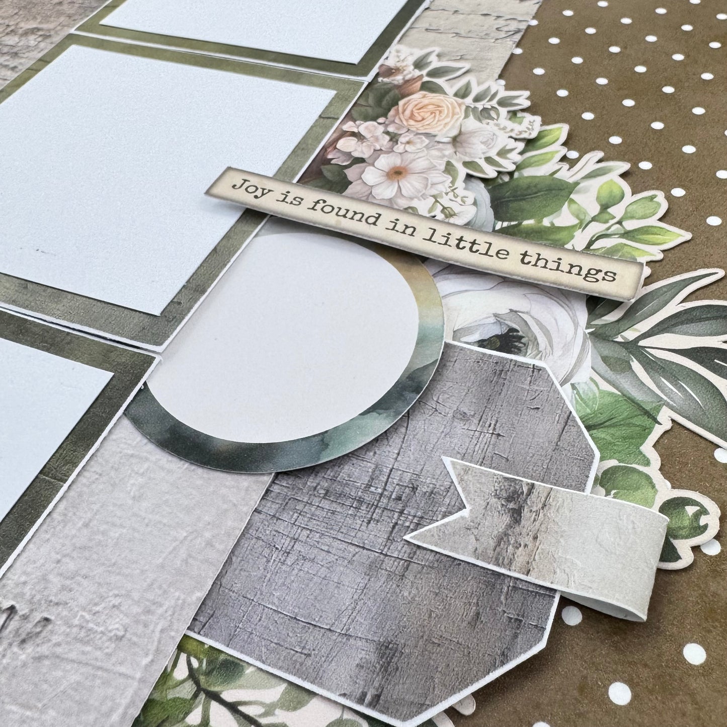 Joy In The Little Things Layout Kit
