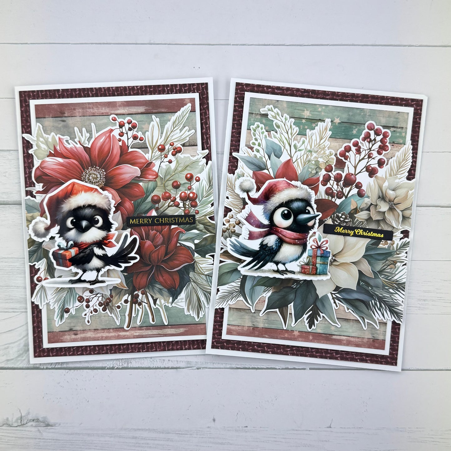 Christmas Raven Card Collection