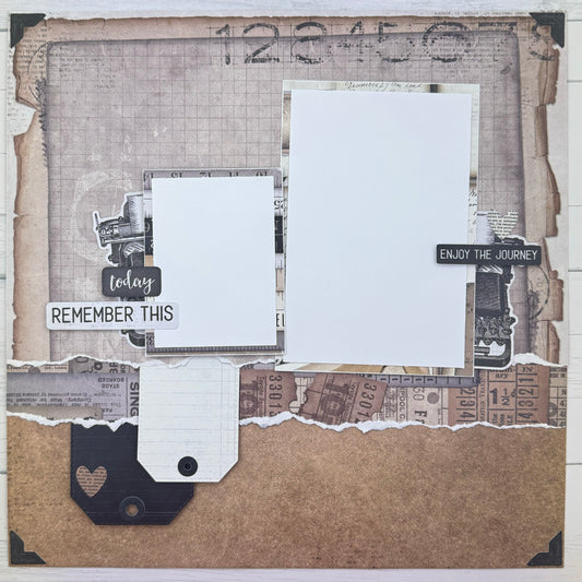 Remember This: Simple Vintage Layout Kit