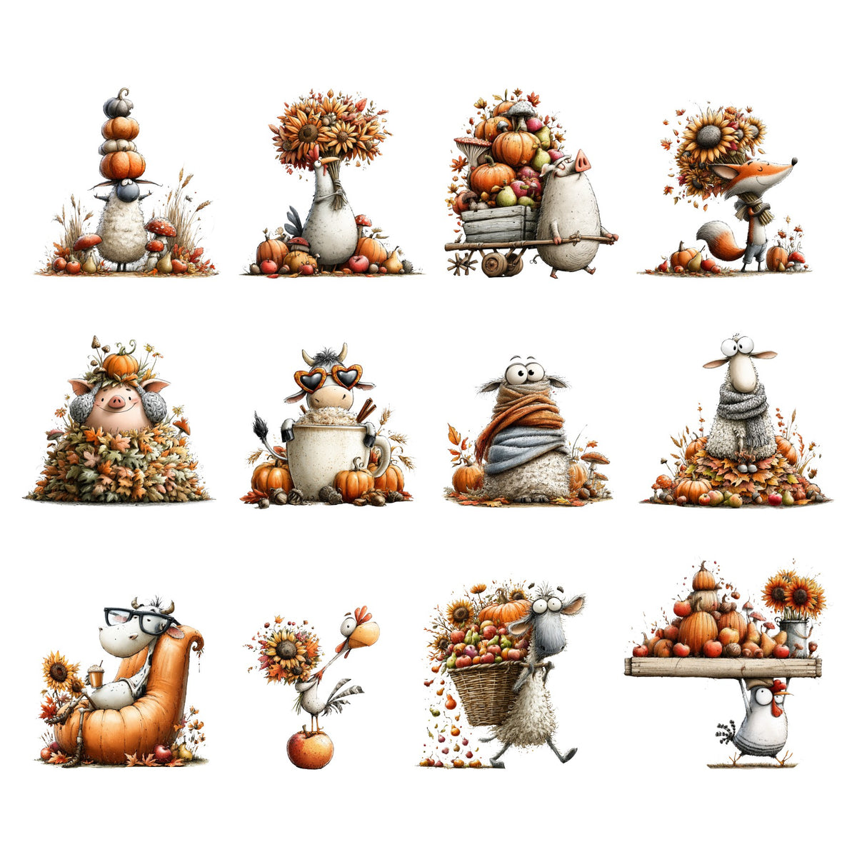 Autumn Animals Ephemera