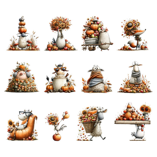 Autumn Animals Ephemera