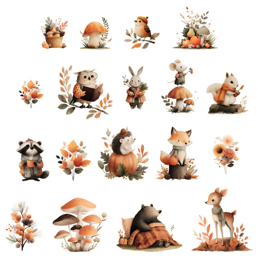 Autumn Animals Ephemera