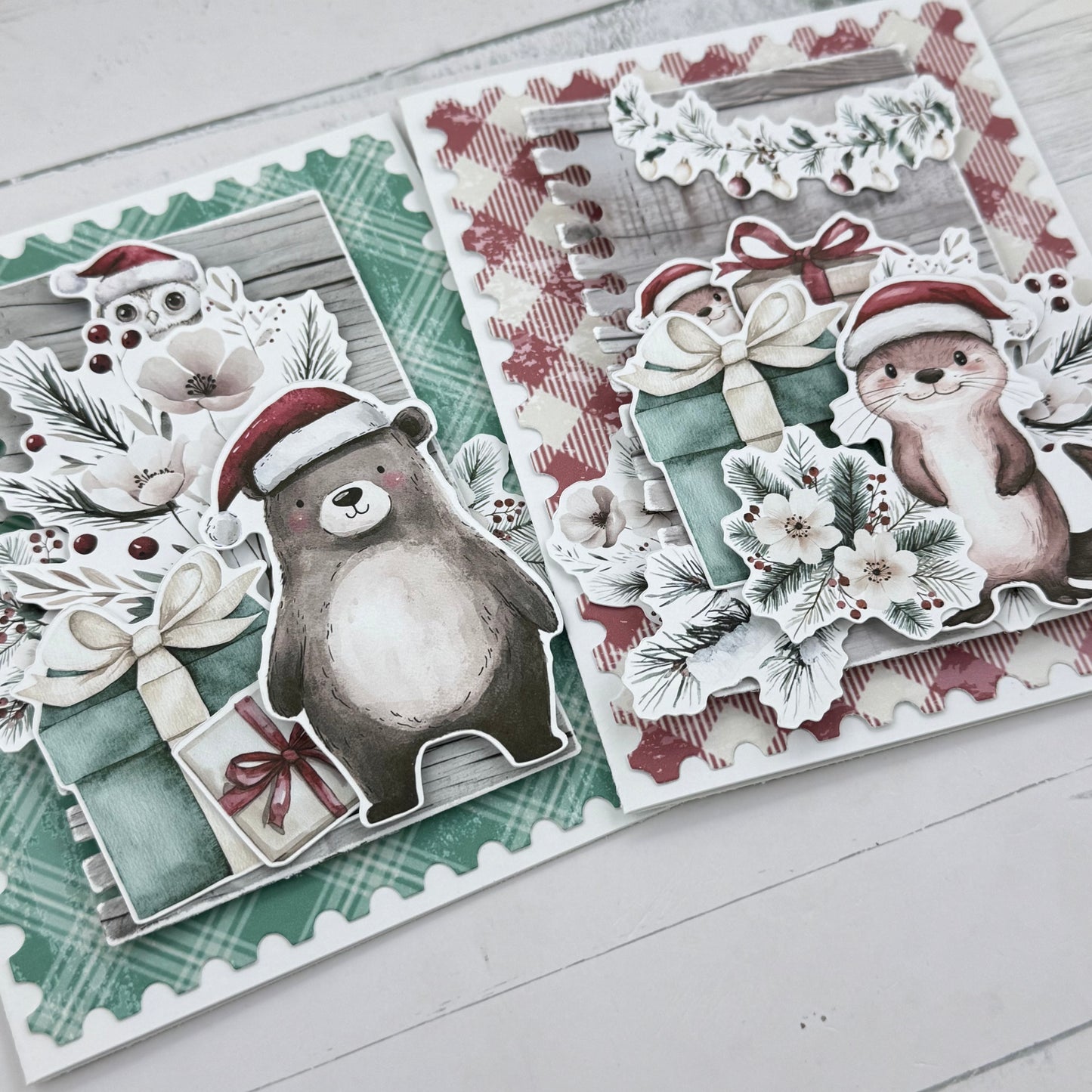 Woodland Animals Christmas Card Collection