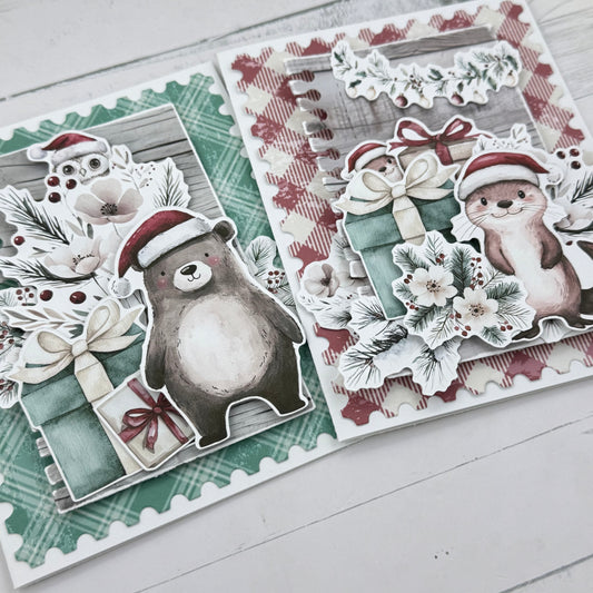 Woodland Animals Christmas Card Collection