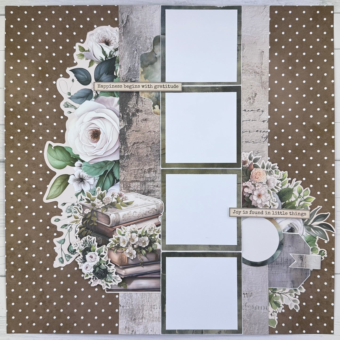 Joy In The Little Things Layout Kit