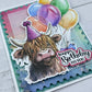 Highland Cow Birthday Card Collection