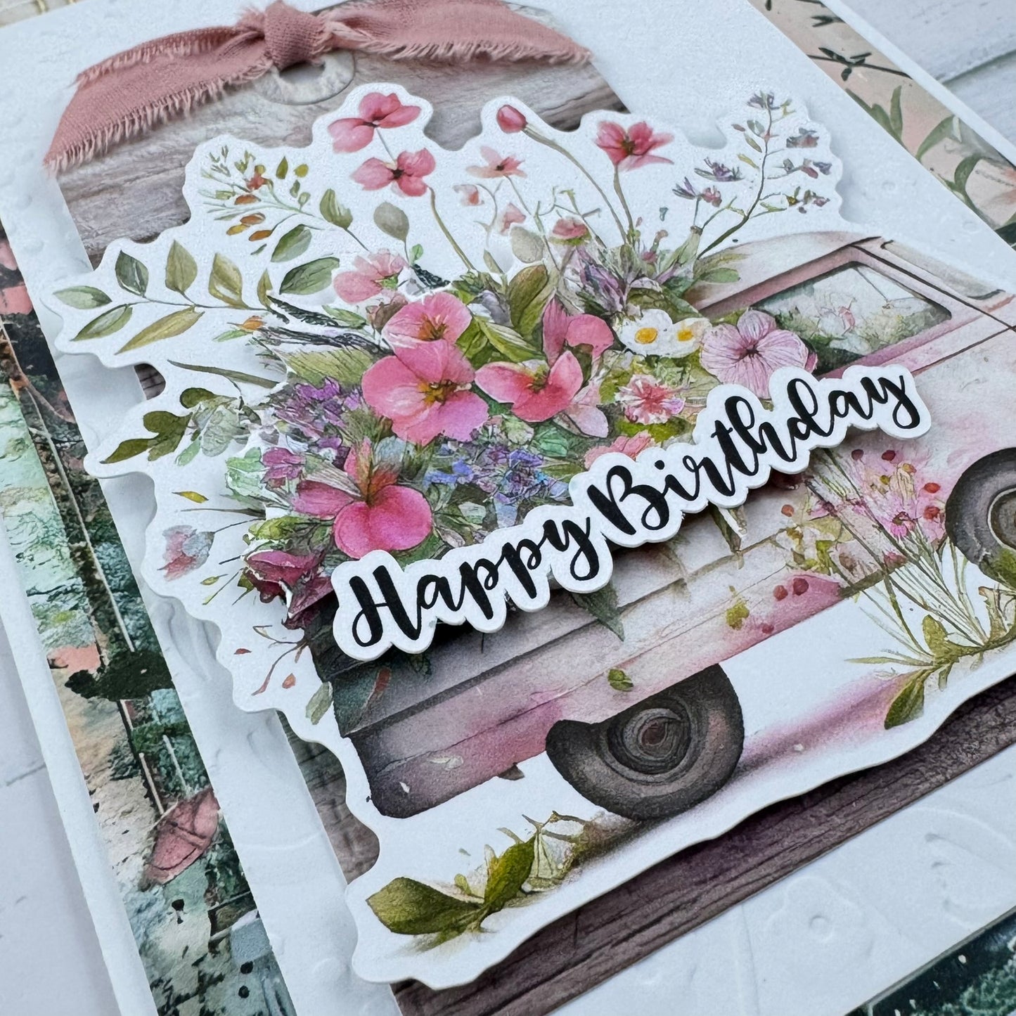 Vintage Floral Truck Card Collection