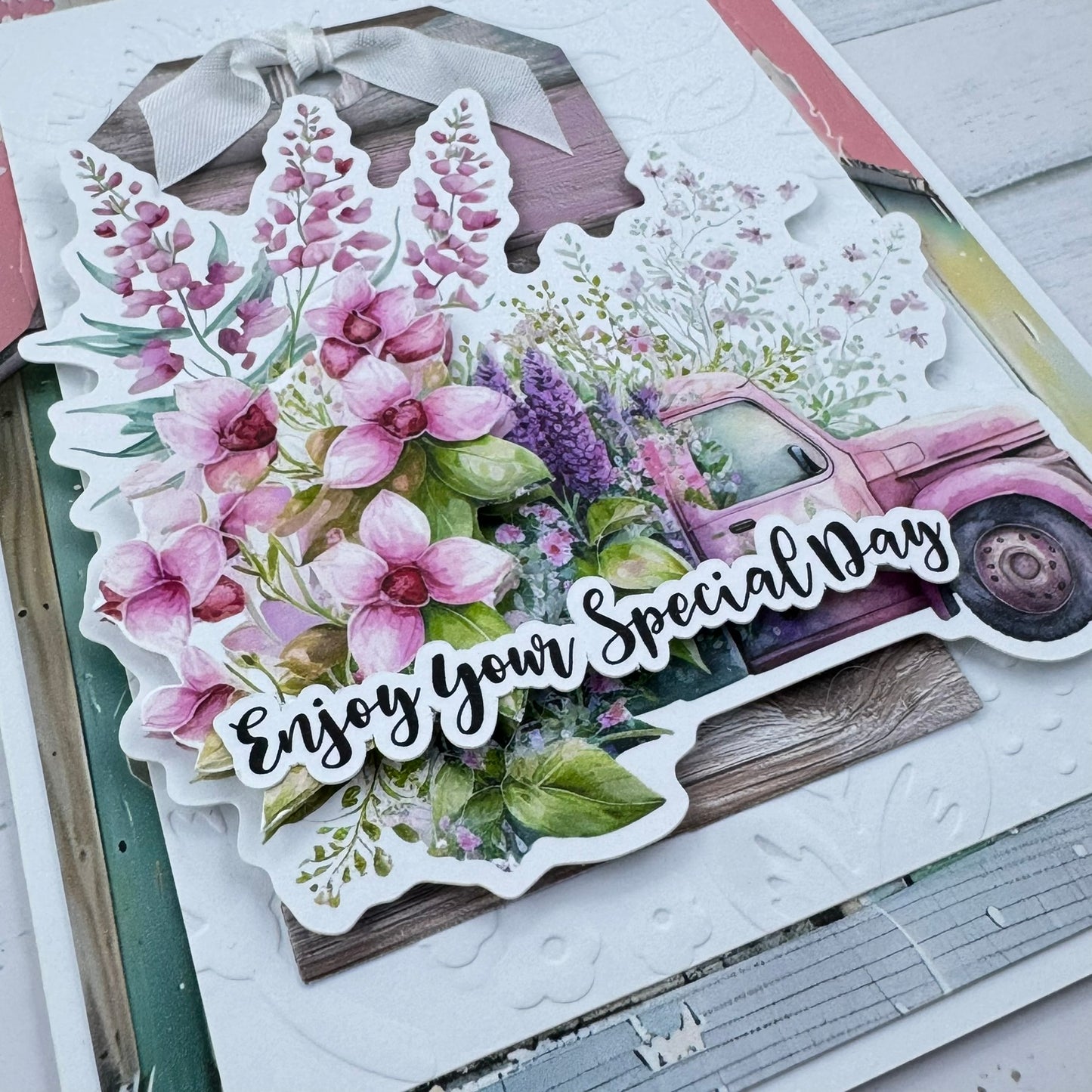 Vintage Floral Truck Card Collection
