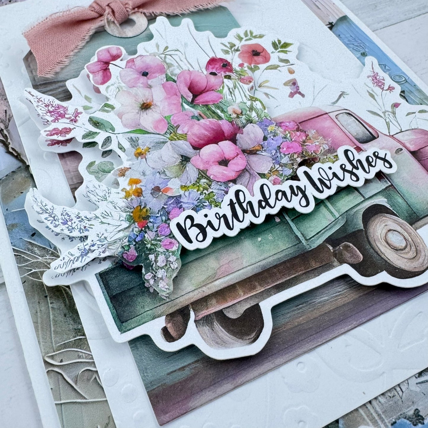 Vintage Floral Truck Card Collection