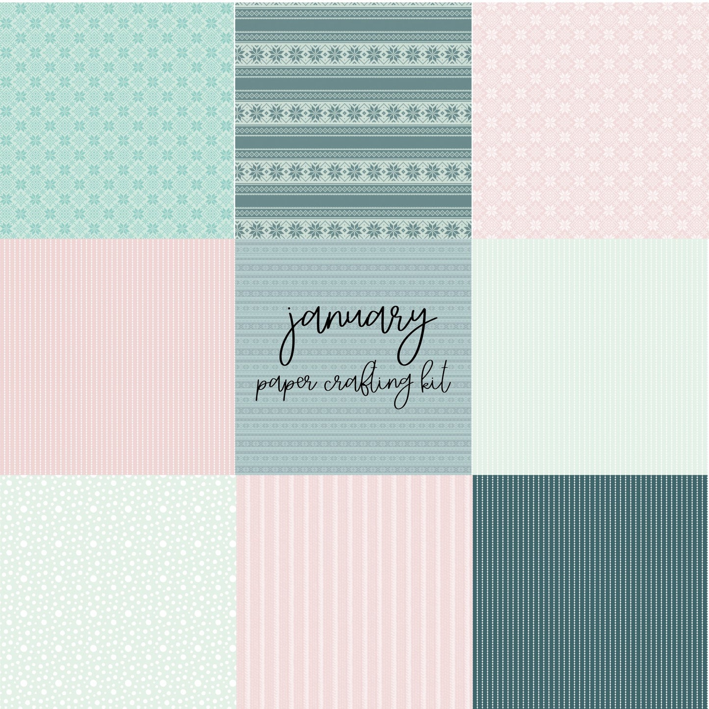 January Paper Crafting Kit