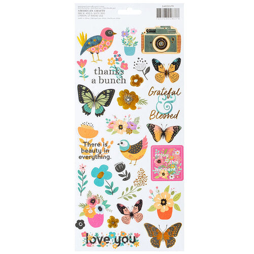 April & Ivy 6x9 Sticker Sheet