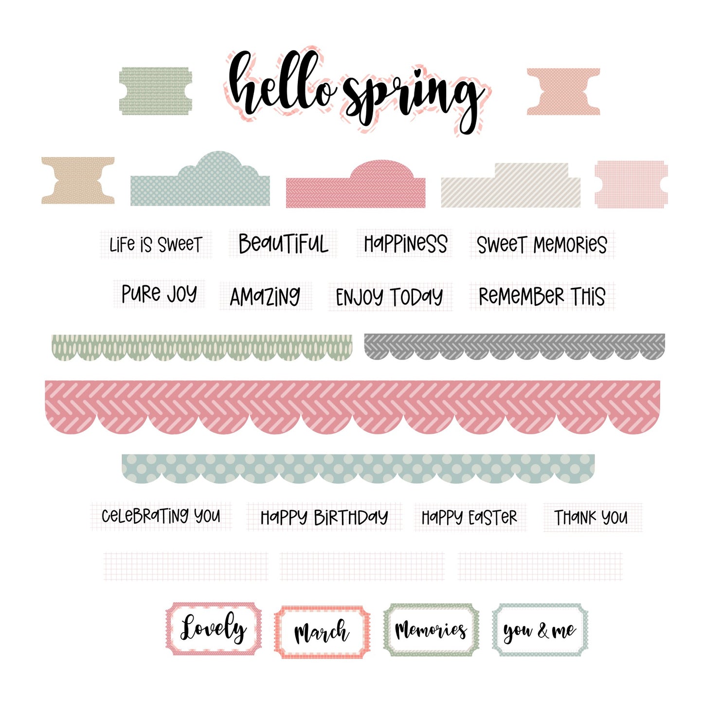 March Paper Crafting Kit