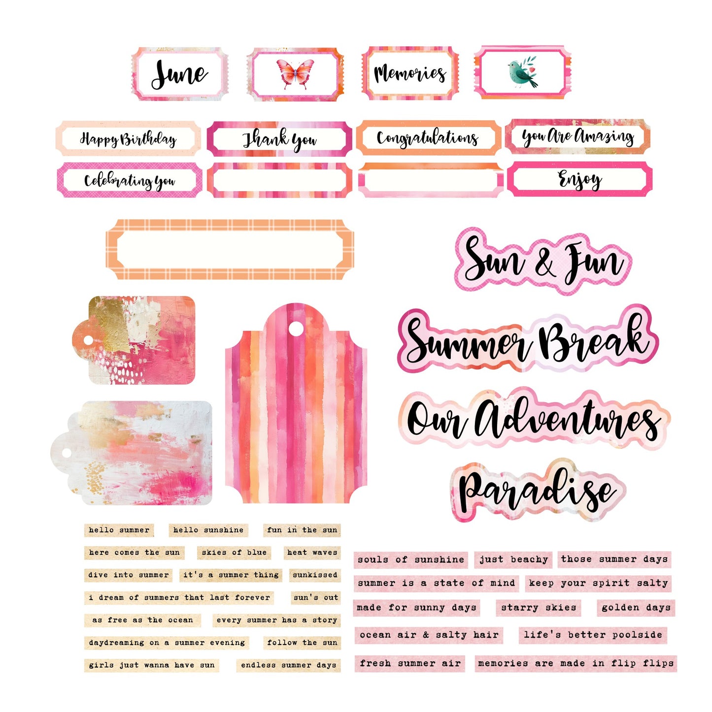 June Paper Crafting Kit