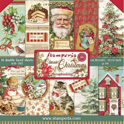 Stamperia Classic Christmas 8x8