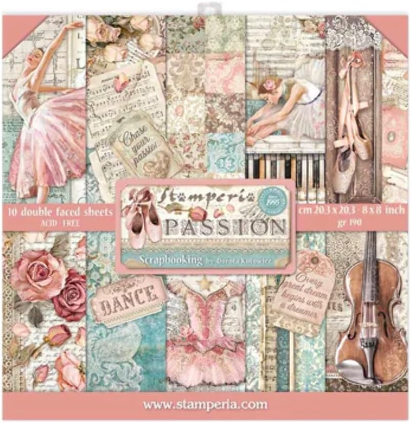 Stamperia Passion 8x8