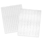 3D Foam Squares, White Assorted